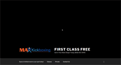 Desktop Screenshot of maxkickboxing.com